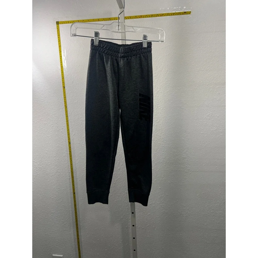 Nike Boys Dri-FIT Joggers Charcoal Gray Sweatpants Size 7 7L 6-7‎ Yrs F651-042